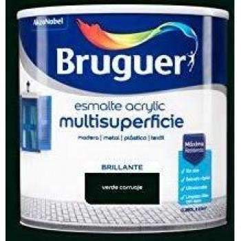 Bruguer Acrylic Multisuperficie Esmalte al agua Brillante Verde Carruajes 250 ml