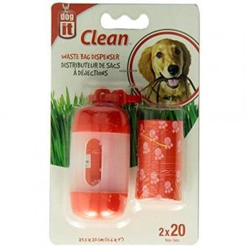 Dogit Pack dispensador + 2 rollos de 20 bolsas