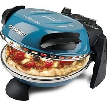 Horno para pizza G3 Ferrari Delizia - Modelo G10006 Express con capacidad para 1 pizza de 1200 W en color Negro y Azul