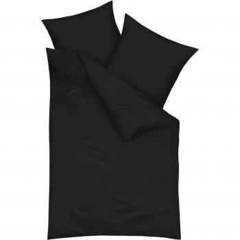 Kaeppel G-130006-40D4-VA97 - Juego de fundas para edredón, 200 cm x 200 cm, color negro
