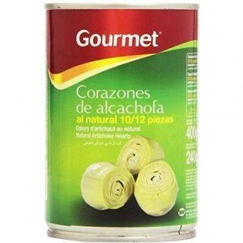 Gourmet - Corazones de alcachofa - al natural 10/12 piezas - 240 g