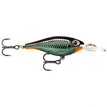 Rapala Bx Brat-Material Cuerpo de Balsa-Señuelo Pesca en Agua Dulce-Profundidad de Nado 0,9m-5cm/10g-Hecho en Estonia-Blue Ghost, Unisex-Adult, Carbon, Taille 4cm / 3g