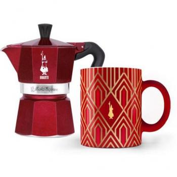 Cafetera Italiana Bialetti Moka Express - Rojo