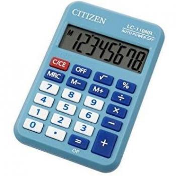 Citizen LC-110NR-BL - Calculadora, color celeste