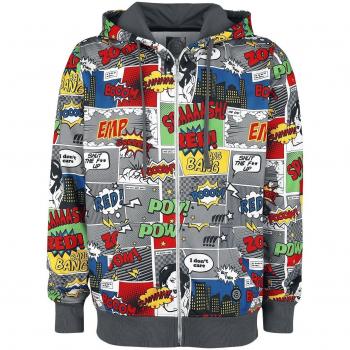 R.E.D. by EMP Mask of Sanity Sudadera Capucha con Cremallera Multicolores XXL