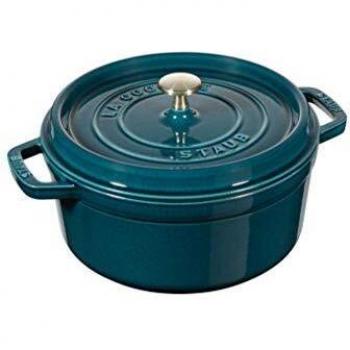 Staub La Mer Round Cocotte 24 cm Cast Iron Casserole