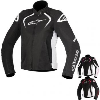 Cazadora Alpinestars Stella t-jaws Waterproof negro/blanco/Fucsia L
