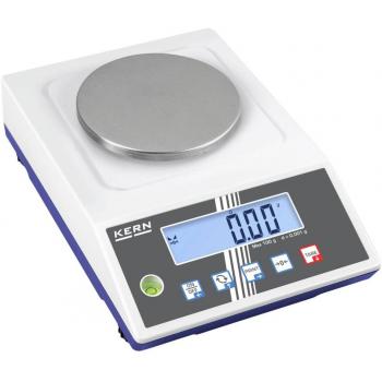 Báscula de precisión KERN-SOHN KS PCB 300-2, gama de pesado 300 g, legibilidad 0,01 g, color blanco y negro