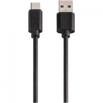 Cable USB 2.0 Hama 0,90 m USB A a USB C Negro