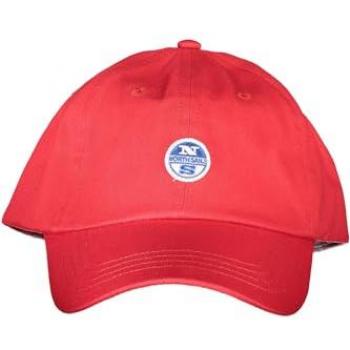 Gorra de Béisbol NORTH SAILS de Algodón Orgánico Ajustable, Gorra Ajustable con Visera, artículo 623204, Baseball, 0230 Rosso/Red, Talla única