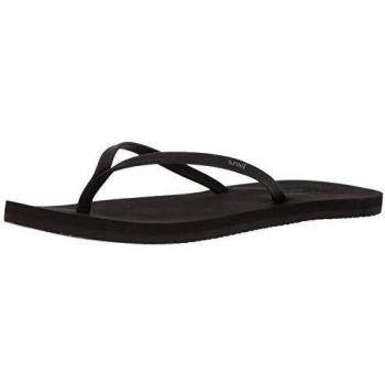 Reef Women's Bliss Nights Black Flip-Flops Size 6