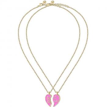 Collar Chiara Ferragni de acero dorado con colgante brillante