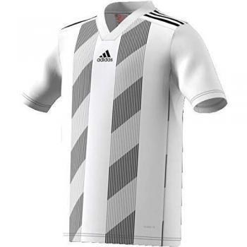 adidas Striped 19 Jersey Camiseta, Unisex niños, White/Black, 140