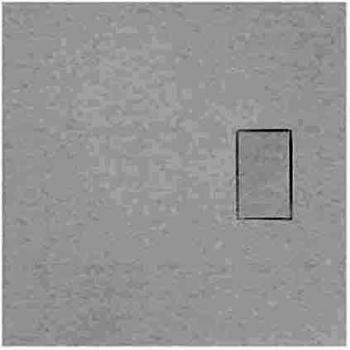 Plato de ducha cuadrado negro Stone Essence slim 80 x 80 cm