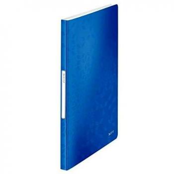 Álbum Ofertowy Leitz Wow A4, 40 fundas, color azul metálico