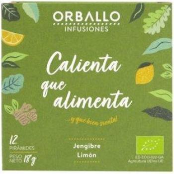 Infusión Calienta que Alimenta Ecológica - Orballo - 22.5g, 15 Pirámides