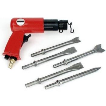 Mannesmann - M 1513 - Martillo neumático burilador con 5 cinceles