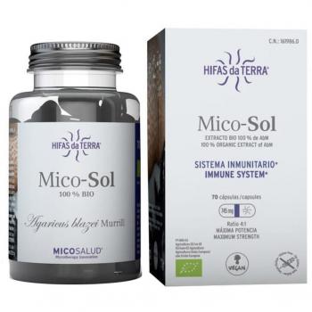 Mico-Sol Pure Mushroom Extract Capsules - 70 Count