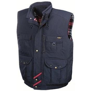 Texxor 4259 - Trabajar chaleco de trondheim, chaleco forrado xl, azul marino,