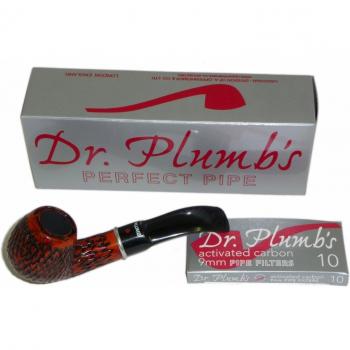 Dr Plumb Dinky 9 mm pipa de brezo pequeña - tallada acabado - 4518 tallada