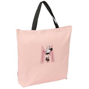 Bolso Shopping Plegable Minnie Blush Rosa 50x45x10 cm, Cómodo y Versátil, Calidad y Resistencia