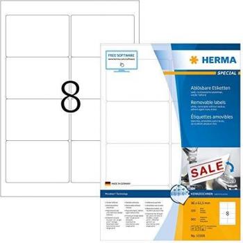 HERMA Universal-Etiketten SPECIAL, 96 x 63,5 mm, weiß
