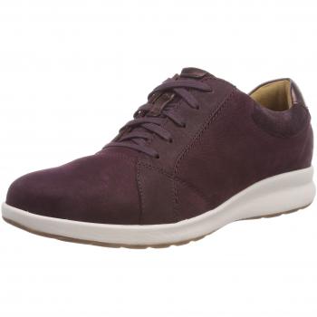 Clarks Un Adorn Lace, Zapatos de Cordones Derby, Morado