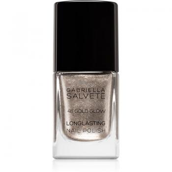 Esmalte de Uñas de Larga Duración Gabriella Salvete 11ml Tono 48 Gold Glow con Purpurina