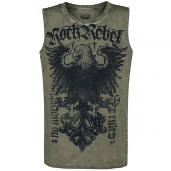 Rock Rebel by EMP Tiger In My Tank Camiseta Tirantes Aceituna M