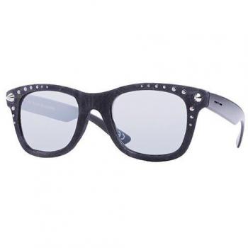 Italia Independent II 0090RD 028.009 Men's Black Sunglasses Size 50