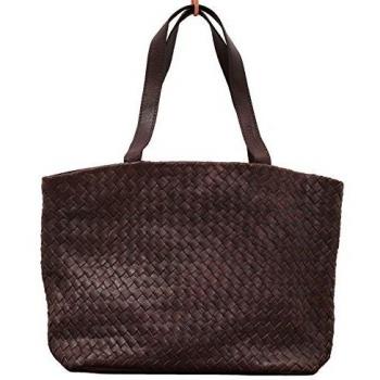 LE TRESSAGE bolso de cuero tedijo bolso shopper de estilo vintage marrón oscuro PAUL MARIUS