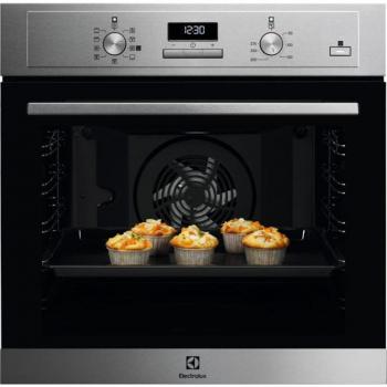 Horno Multifunción Electrolux EOD3H54X SteamBake, Función Vapor, 60cm, Clase A+, Acero Inoxidable, Puerta XXL