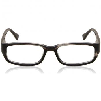 SmartBuy Kids Rectangle Full Rim Plastic Prescription Glasses - Grey - Size 45 - Blue Light Block Available - Free Lenses