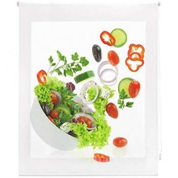 Estor Enrollable Traslúcido Estampado Digital para Cocina 135x250 cm - Modelo HSCC03754