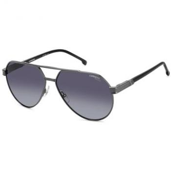 Carrera 1067/S Aviator Sunglasses - Full-Rim Metal Frame, Gray Gradient, Size: One Size