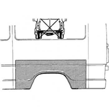 Panel lateral Van Wezel 3070148 para Mercedes 207-410 hasta 1977