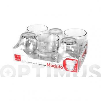 Vaso agua módulo apilable 6 unidades 30,5 cl