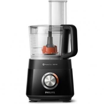 Philips Viva Collection HR7510/10 Robot de Cocina Compacto, 800 W, 29 Funciones, Color Negro