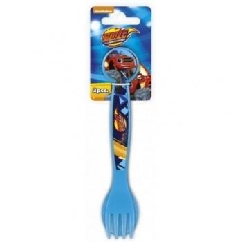 Blaze And The Monster Machine Set cubiertos de plastico en cartulina