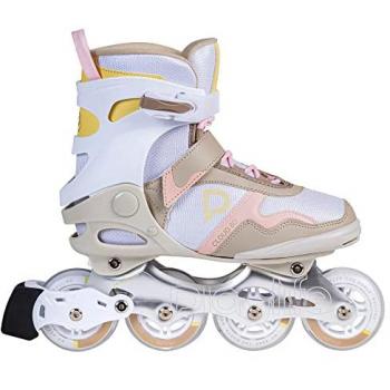 Patines en línea Playlife Cloud Sun´n´sand 84 para mujer, diseño ergonómico, ruedas de 84 mm, sistema de cierre ajustable, adecuado para fitness y recreación