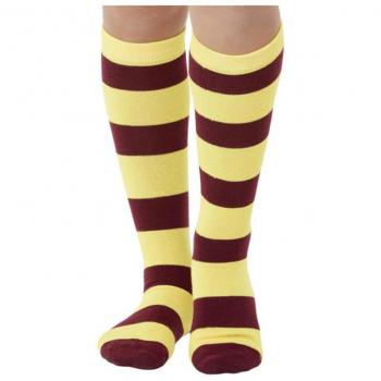 Calcetines a Rayas, Amarillo y Morado talla EU 29-35