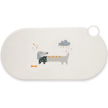 TIAKI Aston Teckel Alfombrilla de Silicona para Comederos de Perros - 50 x 25 cm (Largo x Ancho)