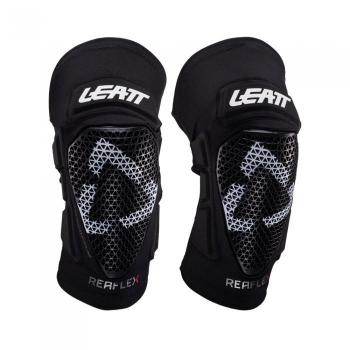 Leatt Rodillera de Cross ReaFlex Pro Negra - Rodilleras, color negro, modelo ReaFlex Pro, diseño ergonómico, protección avanzada para motocross, material ligero y flexible, sistema de ventilación optimizado