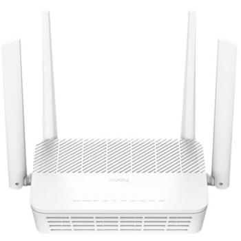 Router PoE Wi-Fi 6 Mesh AX3000 2.5G Dual Band - Velocidad hasta 1000 Mbps - 4 Puertos - 4 Antenas Fijas de 5dBi - Tecnología MU-MIMO - Color