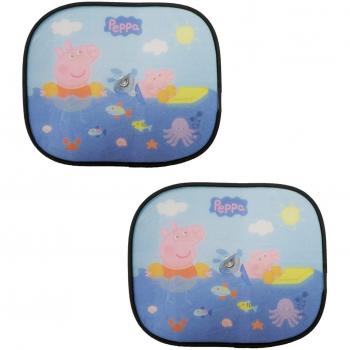 Disney - Parasol de Pepa-Pig para las ventanillas del coche, 2 unidades