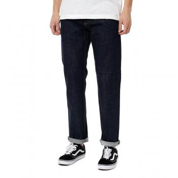 Carhartt WIP Men's Relaxed Fit Rinsed Blue Denim Jeans - Size 32/32 - 100% Cotton