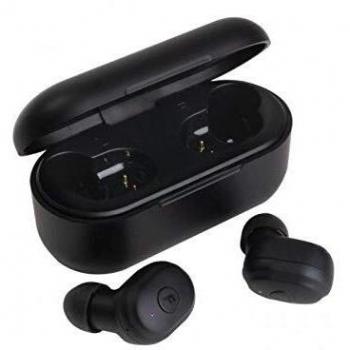 Auriculares Bluetooth FONESTAR TWINS-2B Negros BT 5.0 BATERÍA Recargable Estuche DE Carga 600MAH FUNC. Manos Libres