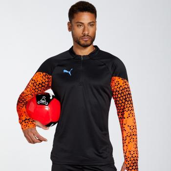 Camiseta de Manga Larga Puma Individualcup para hombre en color negro