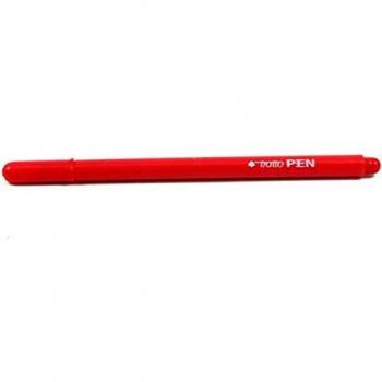 PEN TRAMO METAL 830702 12pz ROJO