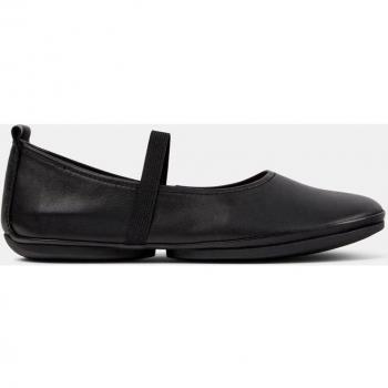 Camper Right Nina Women's Ballerinas - Smooth Leather, Black, Size 40